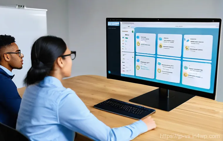효율적인 팀워크를 위한 수렴적 사고 전략 - **Prompt:** A diverse team of 5-6 professionals (men and women of various ethnicities, all dressed i...