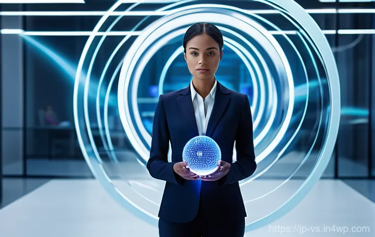 수렴적 사고의 실천적 적용을 위한 도전 - **Prompt:** A discerning professional, an adult female with sleek, modern attire, stands amidst an i...